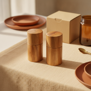 Acacia Shaker Set