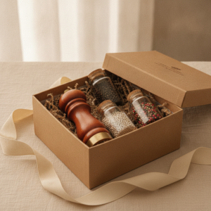 Grinder & Peppercorn Gift Set