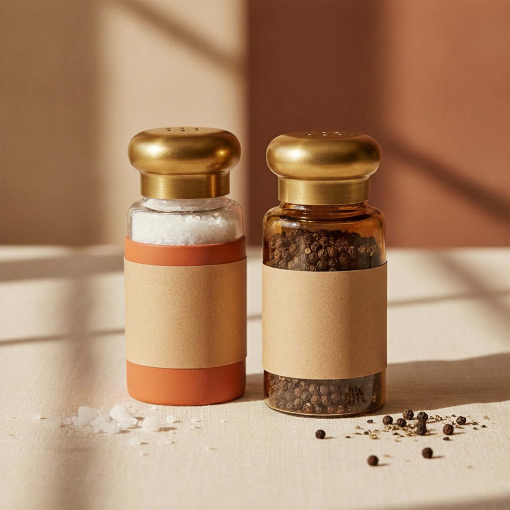 Sea Salt & Cracked Pepper Shaker